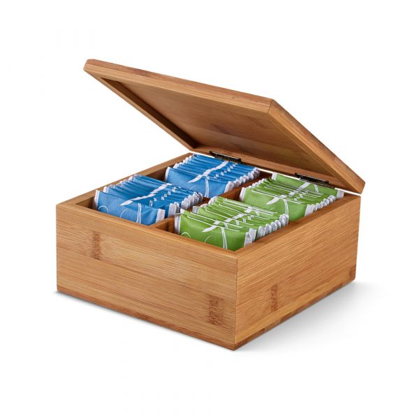 Caixa de chás em bambu Arnica - Image 3