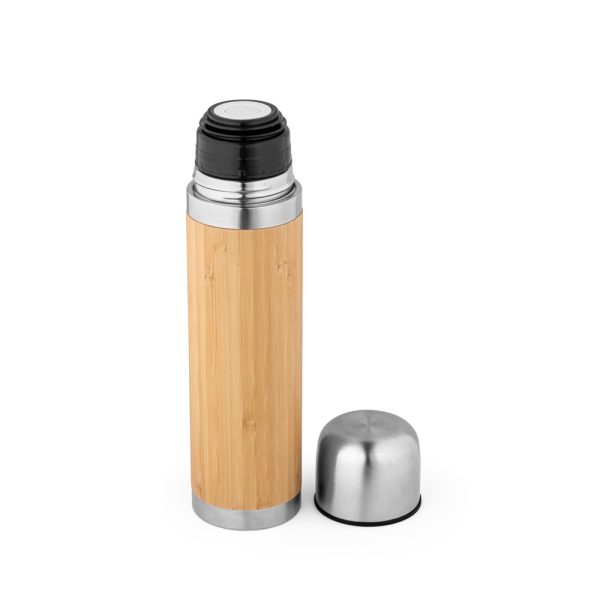 Garrafa térmica em bambu e aço inoxidável Ceylon - Image 3